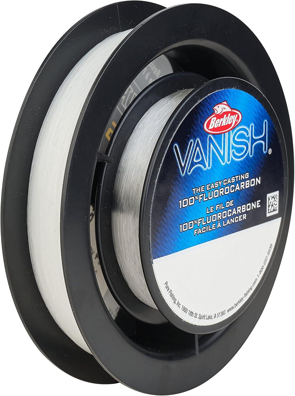 imageSpiderWire Ultracast Braid Vanish Fluorocarbon Dual Spool 30lb Translucent Braid with 50lb Clear Fluoro Leader 164yd 150m