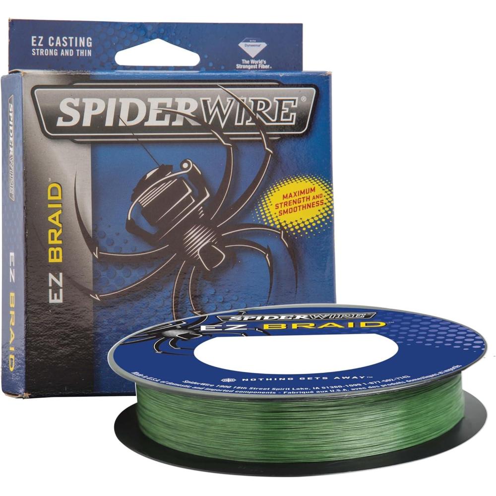imageSpiderwire EZ Fishing Line BraidFluorocarbonMonofilamentMoss Green