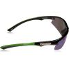 Spiderwire Terror Eyes Sunglasses(Gloss Black/Smoke/Green Mirror)