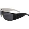 Spiderwire Hunting Safety Glasses(Smoke and Gloss Black/White Lens)